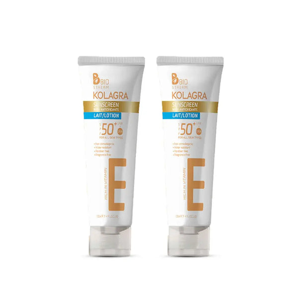 واقي شمس كولاجرا 1+1
كولاجرا لوشن واقي الشمس 120 مل
كولاجرا صن بلوك​
Kolagra sunscreen lotion 1+1
Kolagra sunblock 120ml
Kolagra SPF50+ sunscreen​
