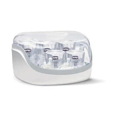معقم ميكروويف شيكو
معقم زجاجات الرضاعة
تعقيم سريع وآمن
Chicco Microwave Sterilizer
Bottle Sterilizer for Breastfeeding
Fast & Safe Sterilization