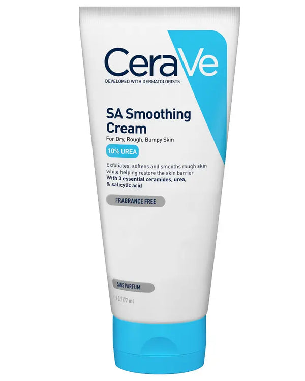 كريم سيرافي للبشرة الخشنة
كريم لتنعيم البشرة
علاج البشرة المتقشرة
CeraVe smoothing cream
Rough and bumpy skin treatment
Skin smoothing moisturizer