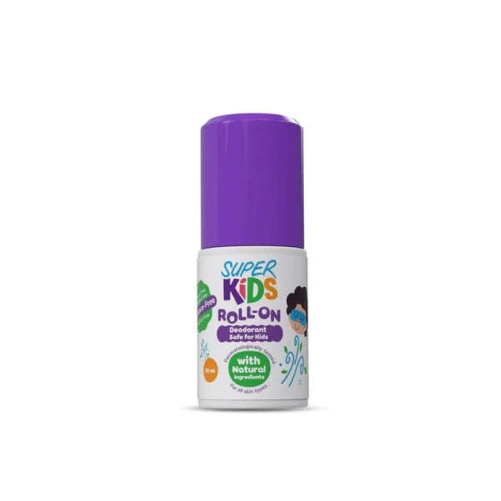 مزيل عرق سوبر كيدز رول اون خالي من العطور (30 مل) | Super kids - kidzmarket
